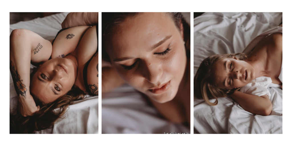 Why do women do boudoir? Women choose boudoir photography to celebrate their stories, confidence, individuality, and self-expression through empowering portraits that honor who they are.