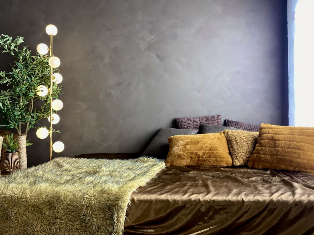Luxury boudoir studio set in Sacramento — a warm, private portrait space at Boudoir by Olin